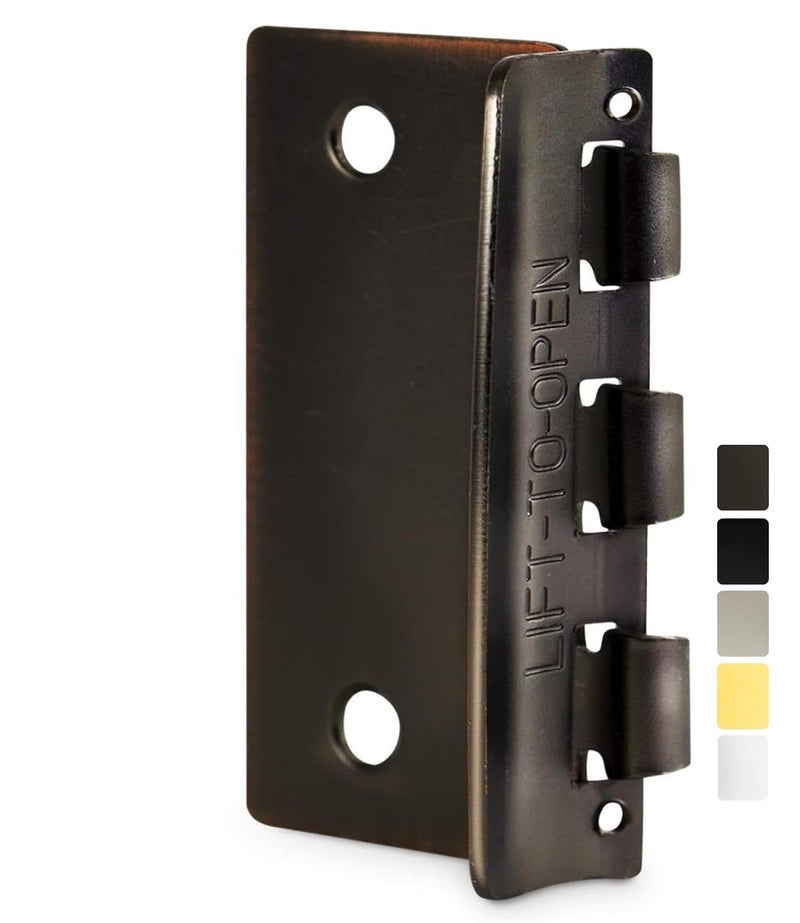 JD Jack N'Drill Jack Nâ€™ Drill Flip Action Door Lock (6 Pack)- Reversible Privacy Door Locks with Anti Lockout Screw for Child Proofing and Home Defense, Easy to Install and Durable Lock for Interior Swing-in Door - Image 1